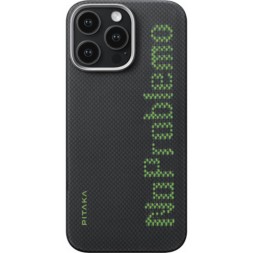 Чехол для iPhone 16 Pro Max Pitaka Aries Tactile Woven Case (NoProblemo)