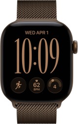 Apple Watch Series 12, GPS, 46 mm, Milanese Loop (Dark Bronze), размер M/L